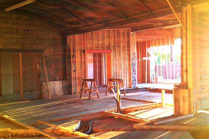 A-Team Building Interior - Before Construction